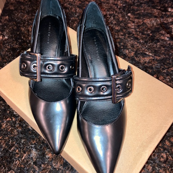 Sweet Sanctuary Black Pumps Kitten Heels Shoes Women's 8 Medium Make an Offer! - Picture 8 of 10